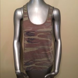 NWT Others Follow camo green tank tops